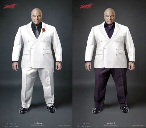 ArtStation - Kingpin (Wilson Fisk) fan art Costume Concept, James Holland Kevlar Armor, Men Street Outfit, Daredevil Season 2, Marvel Universe Art, Costume Concept, Wilson Fisk, John Romita Jr, Vincent D’onofrio, Animal Illustration Art