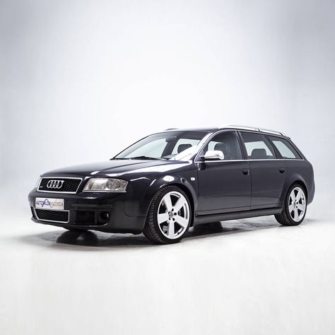 This 2002 Audi RS6 Avant is still superfast wagon and upcoming classic. This early RS6 comes with a filled maintenance book and will get you places fast with 560NM and 450hp! Discover more: www.classic-trader.com/pn217921 Audi Wagon, Audi Rs6 Avant, Rs6 Avant, Audi Rs6, Audi A6, Custom Cars, Vintage Cars, Cars For Sale, Audi