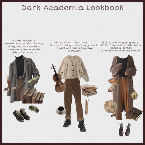 Dark Academia Outfit Essentials, Erin Aesthetic, School Aestethic, Academia Lookbook, Dark Academia Lookbook, Anthropology Aesthetic, Academia Aesthetic Outfit, Dark Acadamia, Dark Academia Outfit