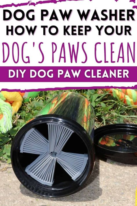 Diy Dog Paw Washer, Diy Paw Cleaner For Dogs, Dog Paw Washing Station Diy, Dog Paw Wash, Dog Paw Cleaner Diy, Paw Cleaning Station, Dog Paw Washing Station, Muddy Dog Paw Solutions, Dog Paw Cleaning Station