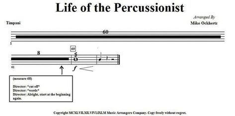 Rehearsal pain. | 27 Cringey Yet Wonderful Jokes Only Classical Music Nerds Will Understand Marching Band Humor Percussion, Percussion Humor, Percussion Jokes, Percussion Problems, Funny Orchestra, Marching Band Jokes, Band Pins, Marching Band Problems, Marching Band Memes