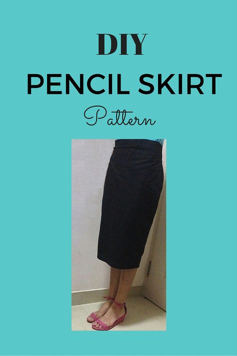 Skirt Diy Pattern, Easy Sew Skirt, Pencil Skirt Sewing Pattern, Sew Skirt, Pencil Skirt Tutorial, Pencil Skirt Diy, Long Straight Skirt, Pencil Skirt Pattern, Maxi Pencil Skirt