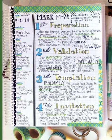 Mark Bible Study Notes, Book Of Mark Bible Journaling, Mark Bible Notes, Book Of Mark Bible Study, Mark Bible Study, Bible Binder, Mark Bible, Journal Bible Quotes, Bible Studying