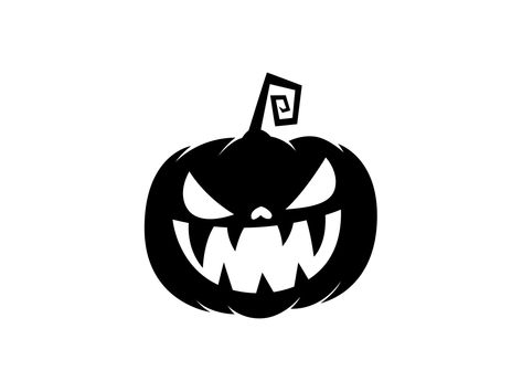 Pumpkin Logo Design Ideas, Halloween Logo Ideas, Pumpkin Logo Design, Halloween Logo Design, Scary Logo, Scary Pumpkin Designs, Pumpkin Icon, Pumpkin Logo, Comic Background