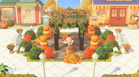 Animal Crossing Designs on Instagram: “Currently obsessed with the pergola 🤩 excuse me while I purchase a million! What’s your favorite new item you’ve discovered? Also, are…” Acnh Small Park Ideas, Animal Crossing Pergola Ideas, Animal Crossing Plaza, Acnh Orchard Ideas, Acnh Orchard, Acnh Buildings, Animal Crossing Ideas, Nooks Cranny, Forest Island