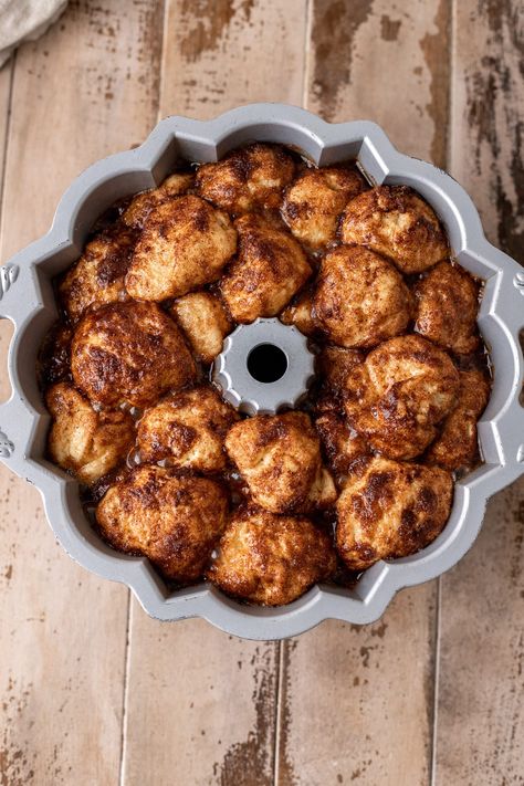 Monkey Bread Overnight, Gluten Free Monkey Bread Easy, Fluffy Monkey, Gluten Free Monkey Bread, Easy Monkey Bread, Psyllium Husk Powder, Cinnamon Breakfast, Holiday Brunch, Dairy Free Milk