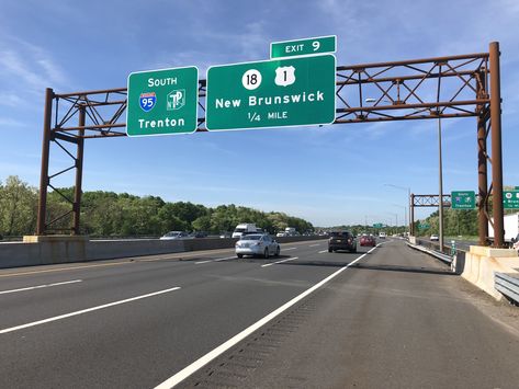 New Brunswick New Jersey, Interstate Highway, Lgbt Rights, Road Signs, New Brunswick, New Jersey, Rocket, Road Trip, Drive