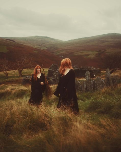 A witch: wise woman, healer, and keeper of ancient knowledge. Often misunderstood and feared, their strength and connection to the earth are woven into the hills. They are the spirit of resilience, a guardian of old ways, and always a friend. 📸 @adamamorgan both myself and @faerieferne are in our witchy black @seventies.soul Stevie sets 😍. #isleofman #iomstory Witchy Women, Wise Woman, Old Ways, Ancient Knowledge, Wise Women, Moon Sun, Isle Of Man, A Witch, The Hills