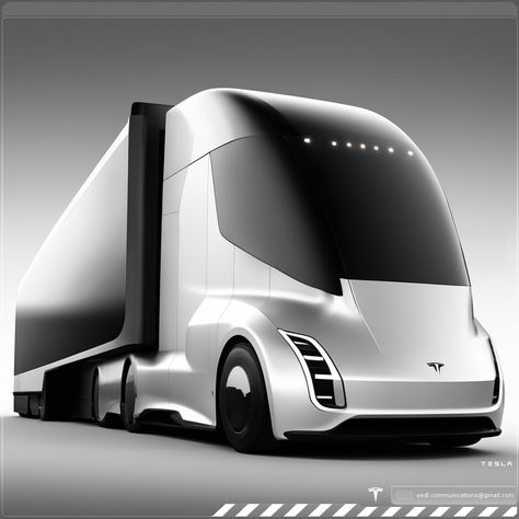 Tesla Semi Truck / concept Tesla Semi Truck, Truck Concept, Semi Truck, Semi Trucks, Tesla, Cars Trucks, Trucks, Cars, Skin