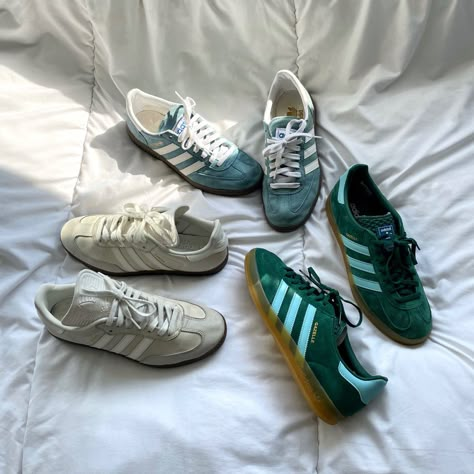 Adidas Spezial Women, Adidas Spezial Aesthetic, Green Spezial Adidas, Green Adidas Spezial, Green Spezial Adidas Outfit, Adidas Gazelle Green Outfit, Green Gazelle Adidas Outfit, Adidas Gazelle Aesthetic, Green Samba Outfit