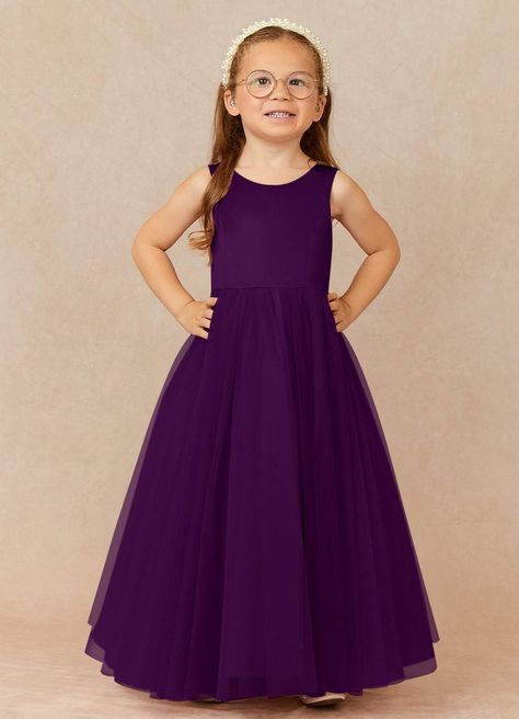 What do you think of the Azazie Muni, come check them out! https://m.azazie.com/products/azazie-muni-flower-girl-dress?color=grape Grape Flower, Purple Flower Girl Dress, Flower Girl Dresses Tulle, Ankle Length Dress, Peacock Green, Violet Flower, Dress Flower, Dress Home, Matte Satin