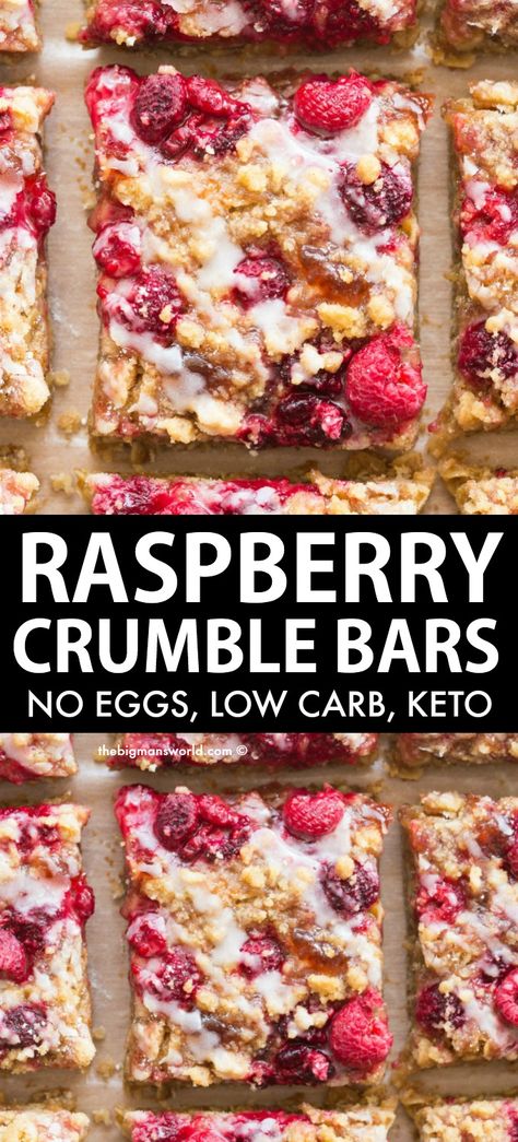 Florentine Eggs, Raspberry Recipes Healthy, Eggs Protein, Prepare Breakfast, Raspberry Crumble Bars, Raspberry Breakfast, Raspberry Crumble, Raspberry Bars, Raspberry Desserts