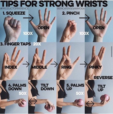 Carpal Tunnel Remedies, Strong Wrist, Carpal Tunnel Exercises, Carpal Tunnel Relief, Wrist Exercises, Physical Therapy Exercises, Hand Exercises, Hand Therapy, Carpal Tunnel