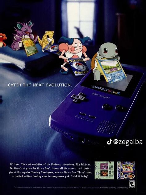 Video Game Magazines, Gadget Tecnologici, Retro Games Poster, Gaming Magazines, Gameboy Color, Retro Gaming Art, Video Game Posters, Vintage Video Games, Retro Ads