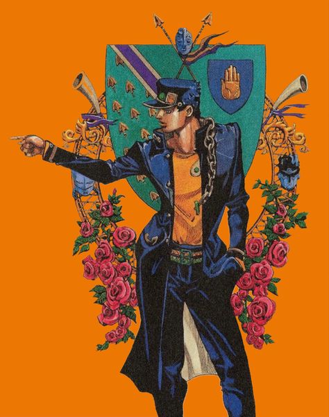 Jotaro Kujo Wallpaper Iphone, Jotaro Background, Part 6 Jotaro, Jotaro Star Platinum Wallpaper, Jotaro Pc Wallpaper, Jotaro Araki Art, Hirohiko Araki, Adventure Anime, Jojo Art