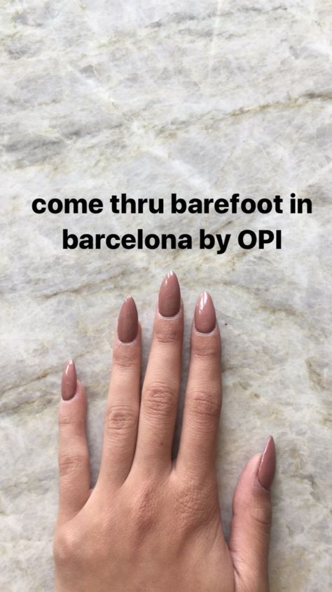 Barefoot In Barcelona Opi, Opi Barefoot In Barcelona, Hello Nails, Nail Lacquer, New Trends, My Nails, Pretty Nails, Nailed It, Nail Colors