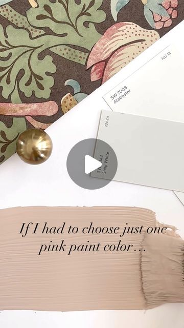 Heidi Smith | Paint & DIY Design on Instagram: "My fav pink of all time👇👇👇  First SAVE💾 this one for later!!  🎨The color is Setting Plaster from Farrow & Ball.   This pink is right between pink and beige so it’s a fantastic color that can be used anywhere!  It’s a grown up pink that feels sophisticated and definitely doesn’t feel too pink.   💫I used this color for the trim in my daughters room. I did Chantilly Lace on the walls and Setting plaster on all doors and trim.   It’s perfect!  👉🏻👉🏻Here’s a tip for Farrow & Ball paint…  It is expensive-so have your local Ace Hardware or Sherwin Williams color match it. Most of them have the color codes and do it.  Home Depot and Lowe’s will not.   If not, bring in a physical sample and have them match it from there. It may not be exact, Farrow And Ball Plaster Pink, Pinky Beige Sherwin Williams, Grown Up Pink Paint Colors, Muted Pink Paint Colors, Blush Pink Accent Wall, Sulking Room Pink Farrow And Ball, Farrow And Ball Paint Colour Palettes, Home Depot Elizabethisn Pink Paint, Setting Plaster Farrow And Ball