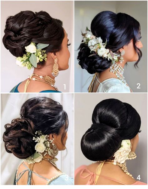 Indian Updo Hairstyles, Beach Wedding Hair Updo, Indian Beach Wedding, Indian Bridal Hair, Traditional Hairstyles, Bridal Era, Curly Bridal Hair, Indian Braids, Traditional Hairstyle