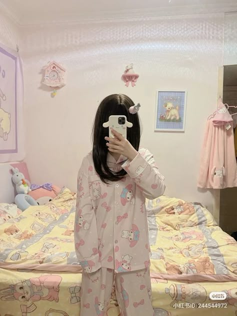 Kawaii Outfit Ideas, Cute Core, Kawaii Fashion Outfits, Cute Pajamas, Kawaii Aesthetic, Kawaii Girl, Really Cute Outfits, Kawaii Clothes, Cute Selfie Ideas