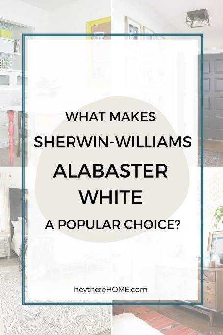 Sherwin Williams Alabaster White, Sherman Williams Paint, Warm White Paint, Minimalist Home Decor Ideas, Sherwin Williams Alabaster, Alabaster Color, Sherwin Williams White, Shoji White, Dover White