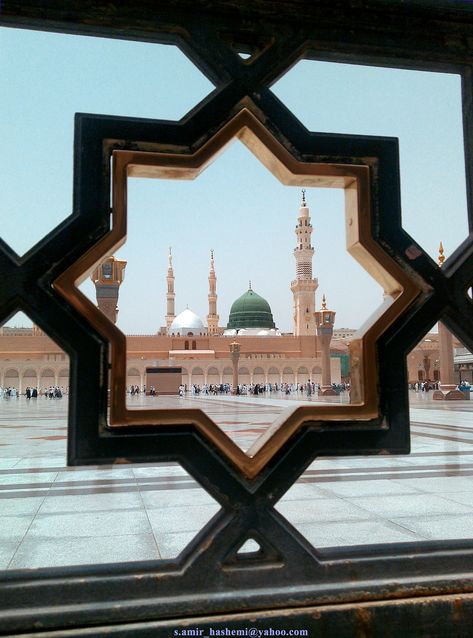 Medina Pics, Masjid Al Nabawi, Madina Shareef, Mecca Madinah, Mecca Kaaba, Makkah Madina, Medina Mosque, Through A Window, Masjid Al Haram