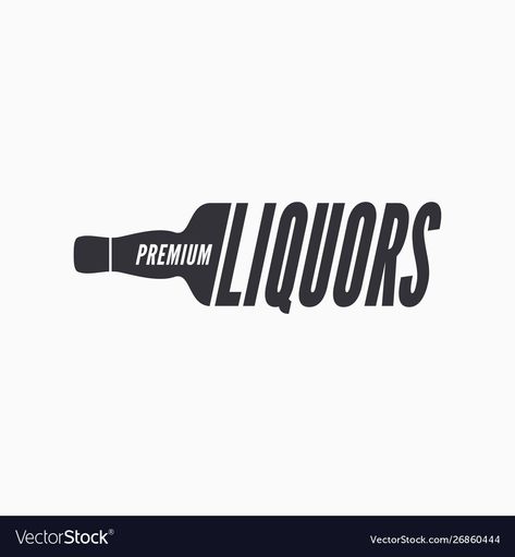 Liquor Logo, Glass Logo, Bottle Logo, Homemade Drinks, Liquor Bottle, Wine Brands, Text Logo, Liquor Bottles, Business Names