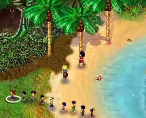 Virtual Villagers 2: The Lost Children - Ultimate Puzzles Guide Virtual Villagers, Sustainable Fishing, Dark Blue Flowers, New Puzzle, The Cave, Simulation Games, Game Guide, Face To Face, Losing A Child