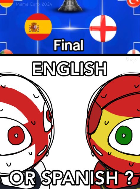 #euro2024 #england #spain #countryhumans Country Human Russia X America, Country Humans America, Sejarah Asia, Historical Humor, Country Ball, Touhou Anime, Human Flag, Country Balls, Country Jokes