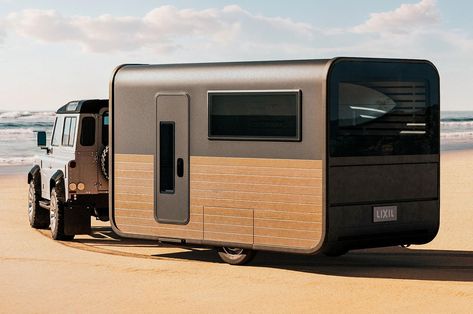 New Travel Trailers, Backyard Studio, Yanko Design, House Extensions, New Trailers, Camping Trailer, Camper Trailers, Japanese House, Minimalist Living