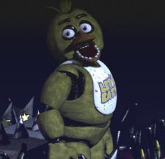 Chica from fnaf 1 Good Horror Games, Fnaf Sister Location, Scary Games, Fnaf 1, Fnaf Memes, Sister Location, Freddy Fazbear, Fnaf Funny, Purple Guy