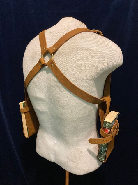 Tree Knight, Book Harness, Book Holster, Fantasy Animation, Caleb Widogast, Critical Role Cosplay, Thigh Holster, Shoulder Harness, Book Character Costumes