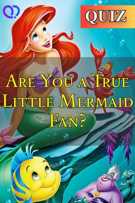 Let's check how well you remember the characters the Little Mermaid! #mermaid #littlemermaid #quiz Mermaid Quizzes, Princess Quiz, Popular Cartoon Characters, Little Mermaid Characters, Most Popular Cartoons, Movie Quiz, Ariel Mermaid, Mako Mermaids, Trivia Questions And Answers