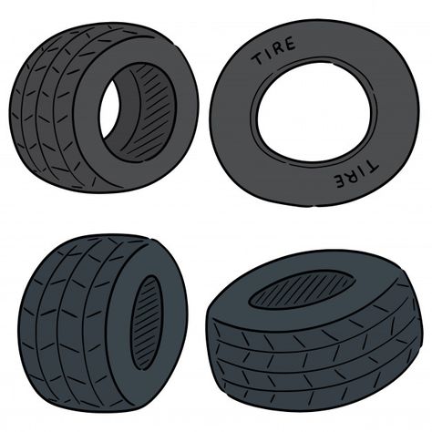 Tire Illustration, Tire Drawing, Tire Vector, Tired Cartoon, Tire Rings, Zine Ideas, Tire Marks, Book Drawings, Drawing Refrences