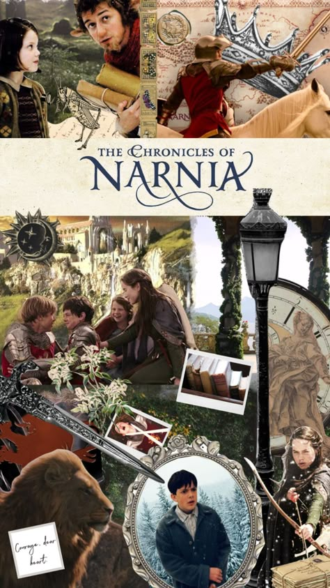 #narnia #thelionthewitchandthewardrobe #thechroniclesofnarnia #film #movies #shuffles #aesthestic #moodboard #collage The Chronicles Of Narnia Poster, Narnia Collage, Narnia Core, Narnia Wallpaper, Narnia Aesthetic, Books Turned Into Movies, Chronicles Of Narnia Books, Narnia Quotes, Narnia Movies