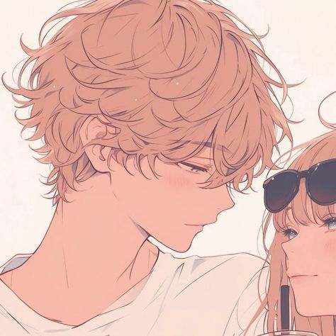 Anime Cat Boy, Art Couples, Matching Pfp Couple, Best Friend Match, Best Anime Couples, Romantic Anime Couples, Anime Pfps, Couple Illustration, Aesthetic Pfp