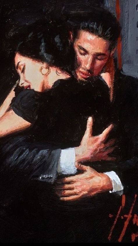 Man And Woman Painting, Vintage Love Aesthetic, Love Wallpaper Aesthetic, Romance Painting, Romanticism Art, متحف فني, Love In Art, Fabian Perez, Painting Couple