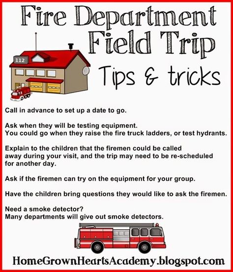 Preschool Field Trip, Field Trip Ideas, Search Pinterest, Homeschool Field Trips, Fire Life, School Field Trip, Home Daycare, Homeschool Kindergarten, Promised Land