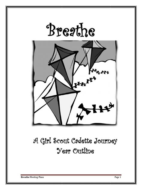 cadette girl scout breathe journey Cadette Journey, Amuse Journey, Cadette Girl Scout Badges, Girl Scout Cadette, Girl Scout Silver Award, Cadette Badges, Girl Scout Promise, Girl Scout Mom, Leadership Workshop