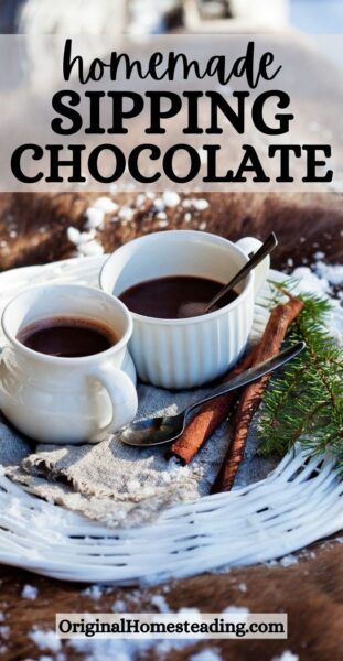 two cups of drinking chocolate on a rustic plate Sipping Hot Chocolate, Sipping Chocolate Recipe, Sipping Chocolate, Drinking Chocolate, Hot Chocolate Drinks, Healthy Treat, Chocolate Powder, Powder Recipe, Chocolate Recipe