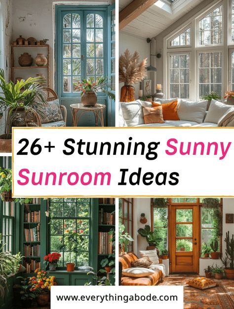 Sunny Sunroom Ideas: A sunny sunroom creates an inviting space in your home that you can enjoy all year round! A sunroom can be an extraordinarily flexible and delightful feature of any home, mainly if English Cottage Style Sunroom, Wood Panel Sunroom Makeover, Conservatory Room Ideas, Narrow Sunroom Decorating Ideas, Porch Turned Into Sunroom, Sunroom Layout Furniture Arrangement, Sunroom Before And After, Decorating Sunroom Ideas, Sunroom Makeover Before After