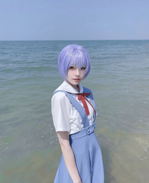 Rei Ayanami Cosplay, Evangelion Cosplay, Hideaki Anno, Cosplay Inspo, Neon Evangelion, Rei Ayanami, Character Collection, Cosplay Tips, Cosplay Characters