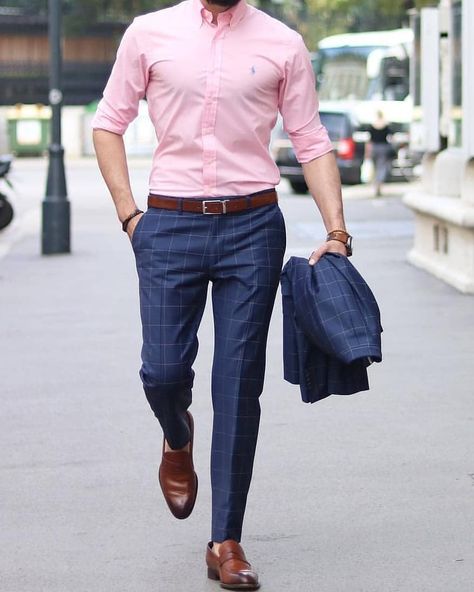 Mens Casual Suits, Mens Smart Casual Outfits, Navy Blue Dress Pants, Formal Men Outfit, Mens Casual Outfits Summer, Smart Casual Men, Blue Dress Pants, Men Fashion Casual Shirts, Formal Mens Fashion