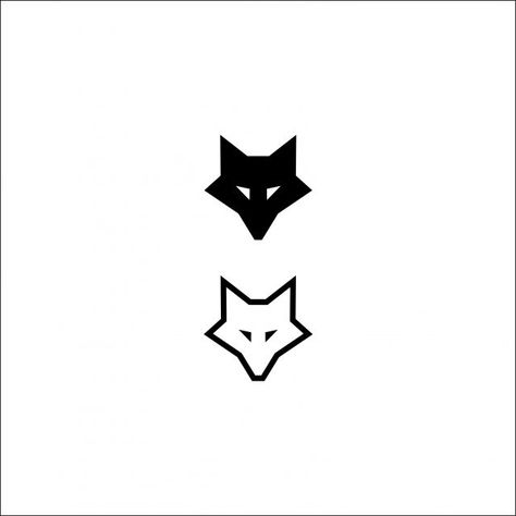 Foxes Drawing, Wolf Head Drawing, Fox Drawing Easy, Icons Template, Eagle Icon, Fox Logo Design, Logo Animal, Fox Drawing, Wolf Face