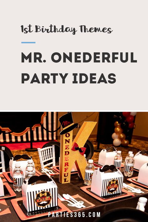 Mr Onederful Birthday Party Ideas, Gold First Birthday Party, Milestone Birthday Ideas, Kids Party Table, Boy Party Themes, 1st Birthday Invitations Boy, Decorations Diy Party, Kids Party Tables, Mr Onederful Birthday