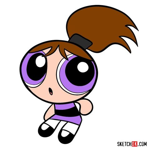 How to draw Bunny the Powerpuff Girl How To Draw Bunny, How To Draw Bubbles, Draw Bunny, Powerpuff Girls Characters, Bubble Drawing, Super Nana, Powerpuff Girls Cartoon, Powerpuff Girls Wallpaper, Ppg And Rrb