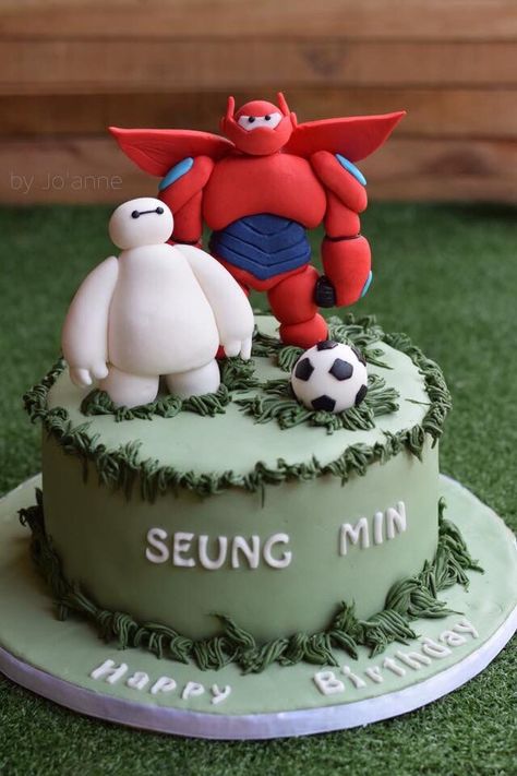 Baymax Theme Baymax Cake, Big Hero 6 Party, Bay Max, Kids Cakes, Baymax, Hero 6, Big Hero 6, Big Hero, Birthday Cake Ideas