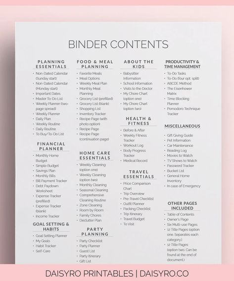 The Complete Life Binder Printables Organization | Etsy Organization Binder Ideas, Life Binder Printables, Business Vibes, Life Organization Binder, Home Organization Binders, Organization Binder, Successful Quotes, Binder Ideas, Organizer Template