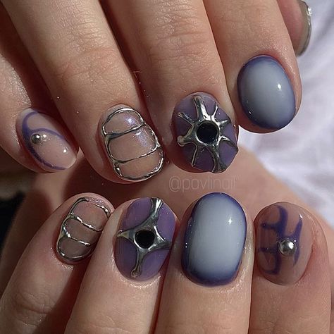 Finger Biting, Mac Nails, Daisy Acrylic Nails, Birmingham City University, Creative Nail Art, Mens Nails, Punk Nails, Pretty Gel Nails, Birmingham City