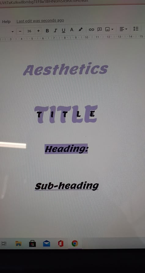 Pretty Google Slides Ideas, Google Slides Fonts Aesthetic, Taking Notes On Macbook, How To Make Word Documents Aesthetic, Aesthetic Google Slides Ideas For School, Docs Notes Aesthetic, Notes On Word Document, Slideshow Ideas Aesthetic, How To Make Google Docs Aesthetic