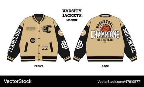 Varsity Jacket Mockup, Jacket Sketch, Varsity Jacket Design, Anime Jacket, Guys Fashion Casual, Jacket Varsity, Design Jacket, Merchandise Ideas, Sports Merchandise